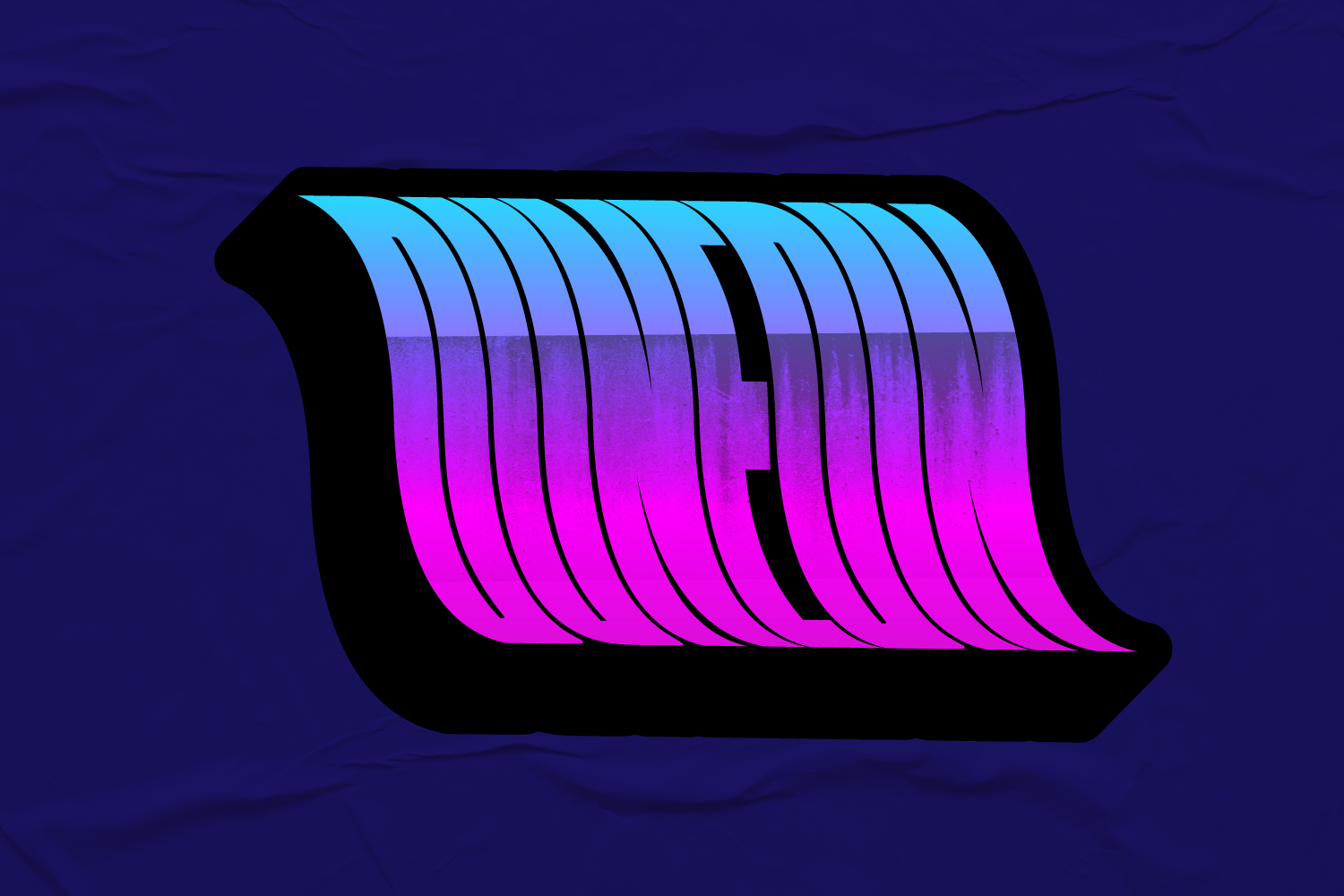 Custom Dunedin lettering produced on May 2, 2025.