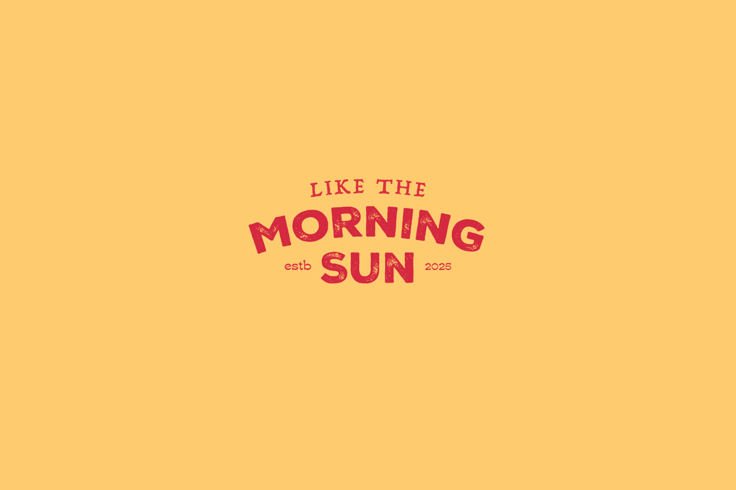 Custom Like the Morning Sun composition.