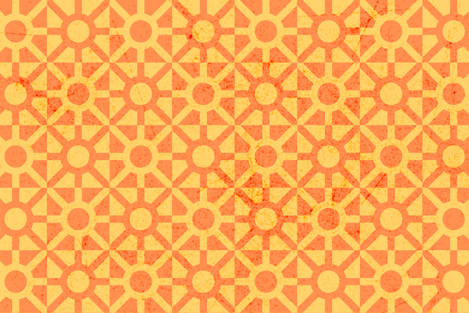 Custom sun pattern.